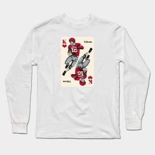 Atlanta Falcons King of Hearts Long Sleeve T-Shirt